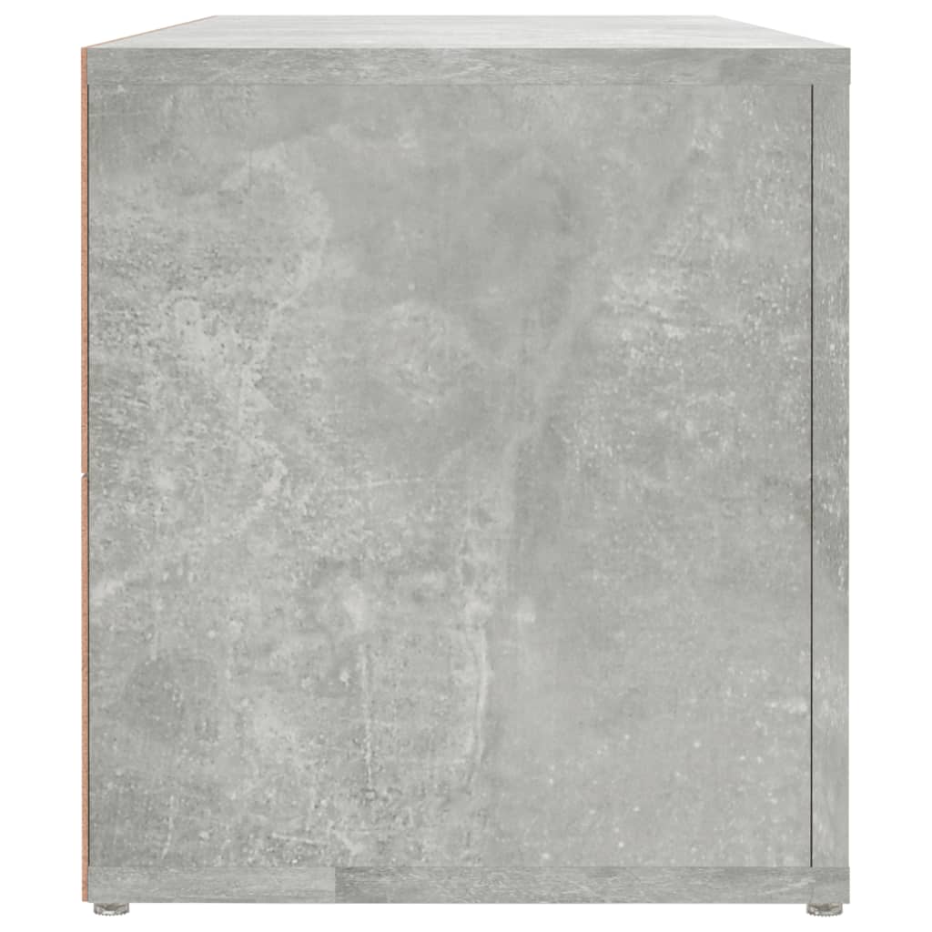 Έπιπλο Τηλεόρασης Γκρι Σκυρ. 100x31,5x35 εκ. Επεξ. Ξύλο - Pakobazaar