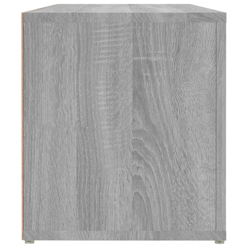 Έπιπλο Τηλεόρασης Γκρι Sonoma 100x31,5x35 εκ. από Επεξεργ. Ξύλο