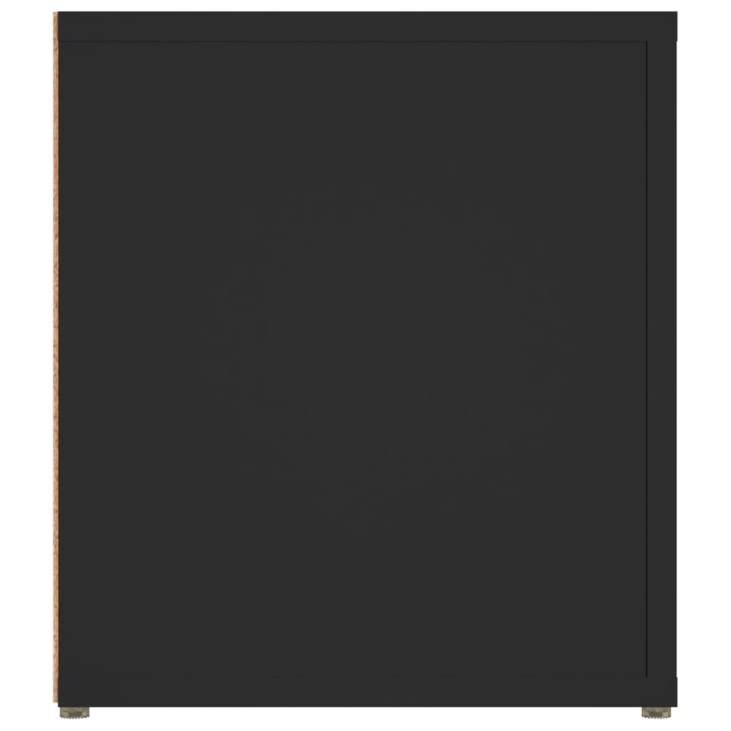 Έπιπλα Τηλεόρασης 2 τεμ. Μαύρα 80x31,5x36εκ. Επεξεργασμένο Ξύλο