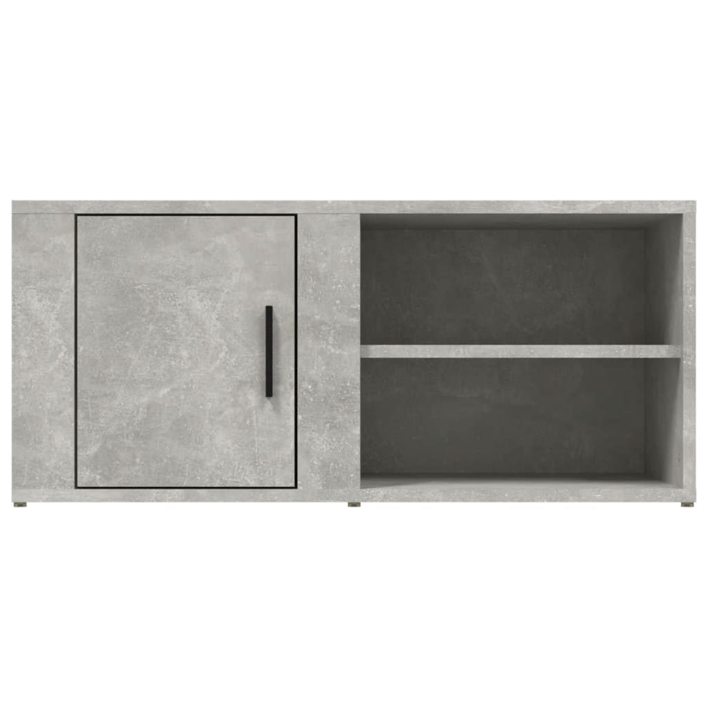 Έπιπλο Τηλεόρασης Γκρι Σκυρ. 80x31,5x36 εκ. Επεξεργασμένο Ξύλο