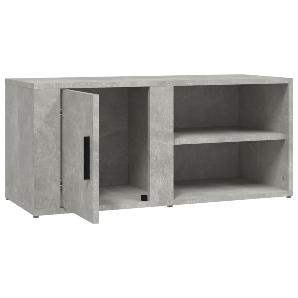 Έπιπλο Τηλεόρασης Γκρι Σκυρ. 80x31,5x36 εκ. Επεξεργασμένο Ξύλο