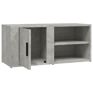 Έπιπλο Τηλεόρασης Γκρι Σκυρ. 80x31,5x36 εκ. Επεξεργασμένο Ξύλο