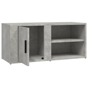 Έπιπλα Τηλεόρασης 2 τεμ. Γκρι Σκυρ. 80x31,5x36εκ. Επεξεργ. Ξύλο - Pakobazaar