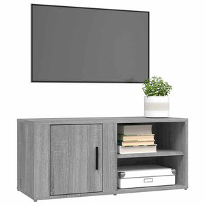 Έπιπλο Τηλεόρασης Γκρι Sonoma 80x31,5x36 εκ. από Επεξεργ. Ξύλο
