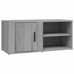 Έπιπλα Τηλεόρασης 2 τεμ. Γκρι Sonoma 80x31,5x36 εκ. Επεξ. Ξύλο