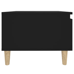 Βοηθητικά Τραπέζια 2 τεμ. Μαύρα 50x46x35 εκ. Επεξεργασμένο Ξύλο