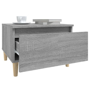 Τραπέζι Βοηθητικό Γκρι Sonoma 50x46x35 εκ. Επεξεργασμένο Ξύλο
