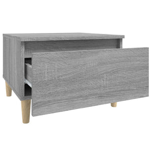 Τραπέζι Βοηθητικό Γκρι Sonoma 50x46x35 εκ. Επεξεργασμένο Ξύλο