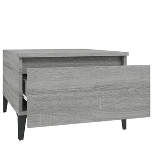 Τραπέζι Βοηθητικό Γκρι Sonoma 50x46x35 εκ. Επεξεργασμένο Ξύλο