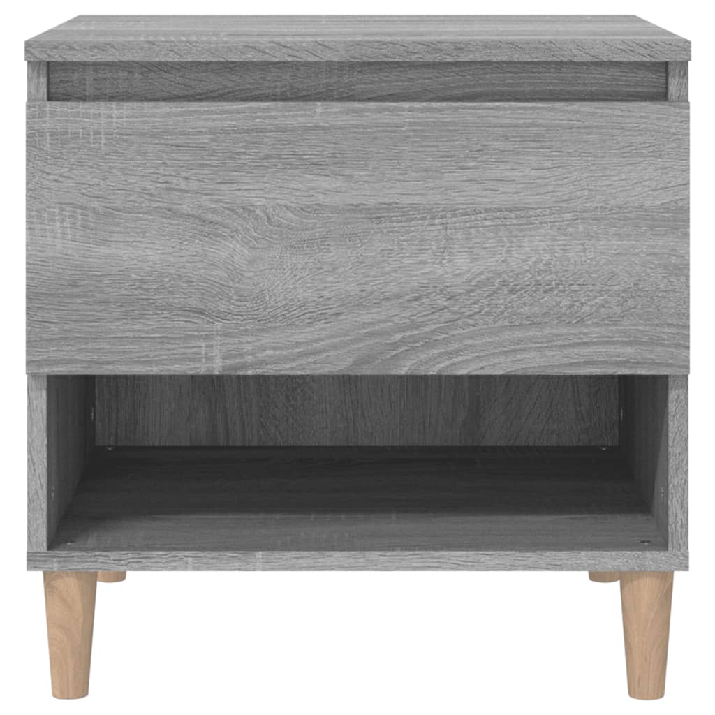 Κομοδίνο Γκρι Sonoma 50x46x50 εκ. από Επεξεργασμένο Ξύλο - Pakobazaar