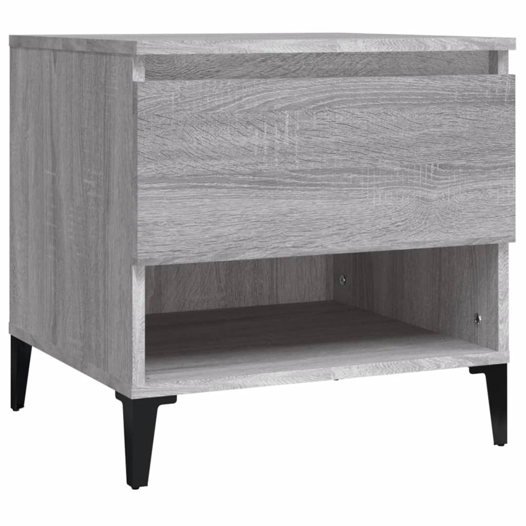 Βοηθητικό Τραπέζι Γκρι Sonoma 50x46x50 εκ. Επεξεργασμένο Ξύλο