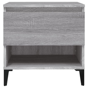 Βοηθητικό Τραπέζι Γκρι Sonoma 50x46x50 εκ. Επεξεργασμένο Ξύλο