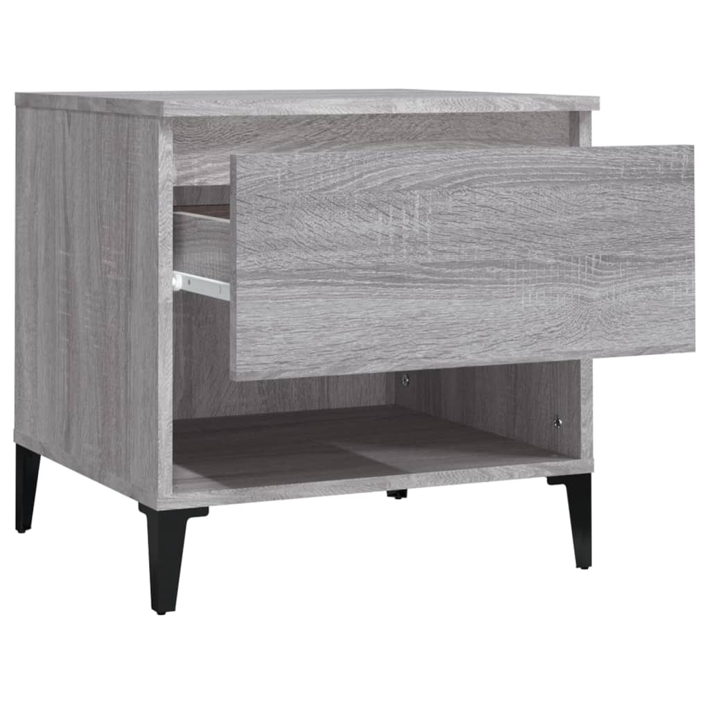 Βοηθητικό Τραπέζι Γκρι Sonoma 50x46x50 εκ. Επεξεργασμένο Ξύλο