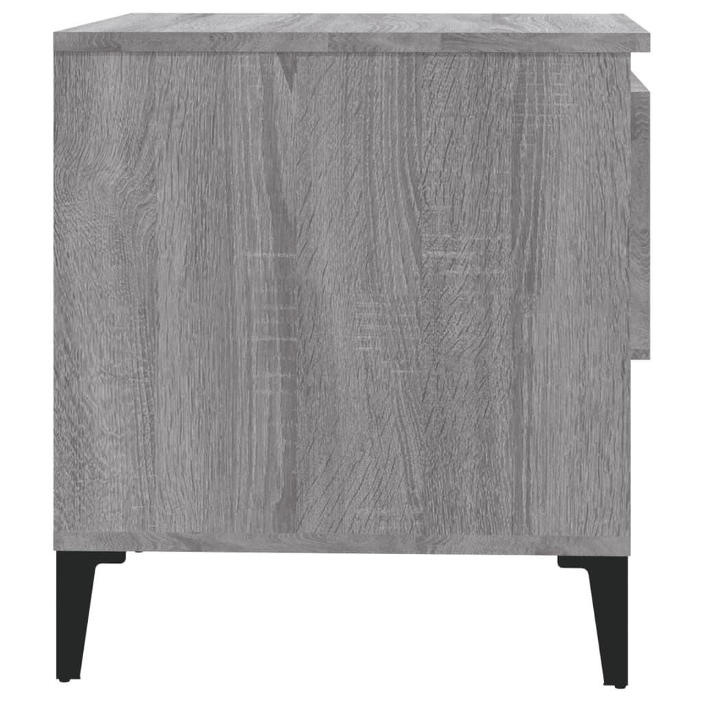 Βοηθητικό Τραπέζι Γκρι Sonoma 50x46x50 εκ. Επεξεργασμένο Ξύλο