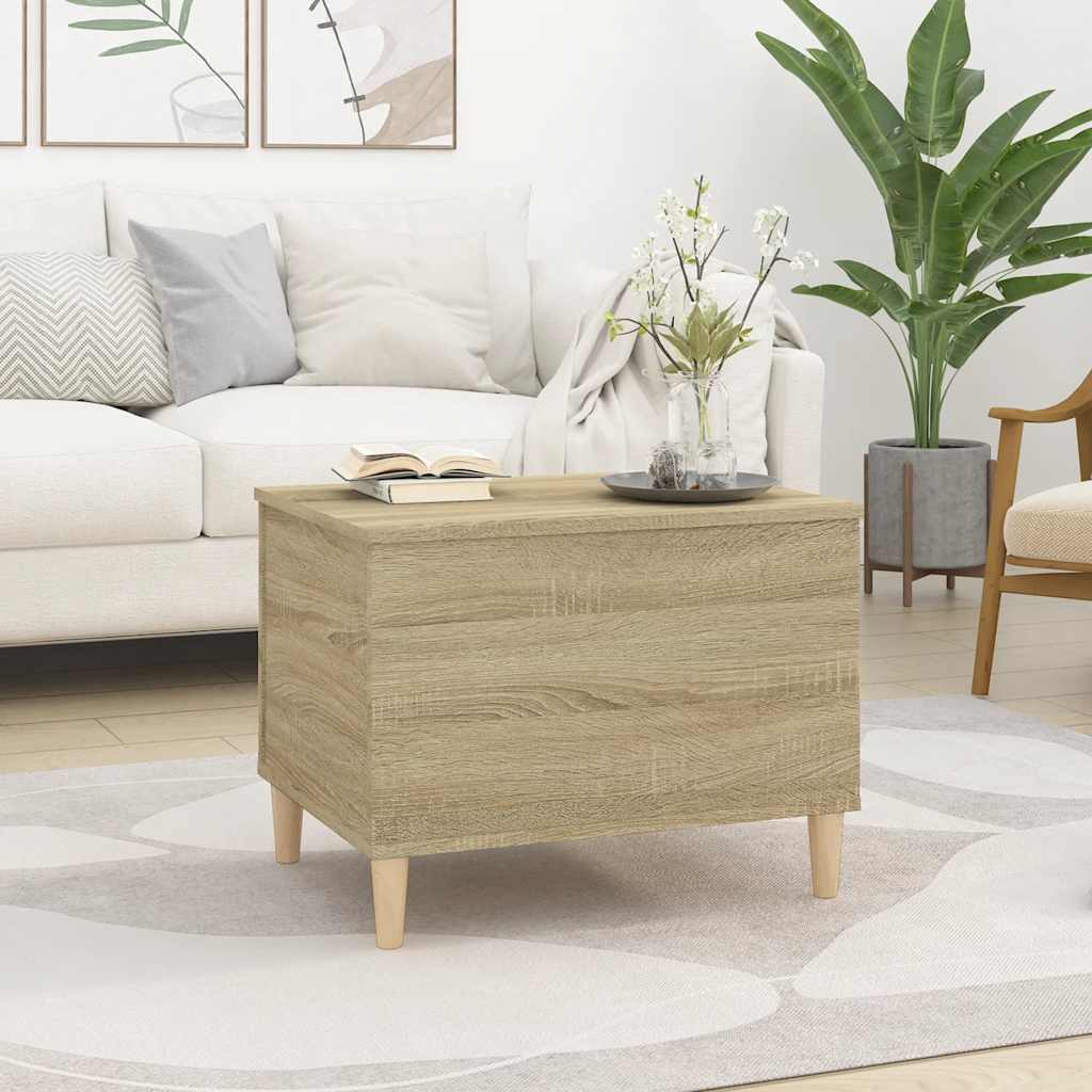 Τραπεζάκι Σαλονιού Sonoma Δρυς 60x44,5x45εκ. Επεξεργασμένο Ξύλο