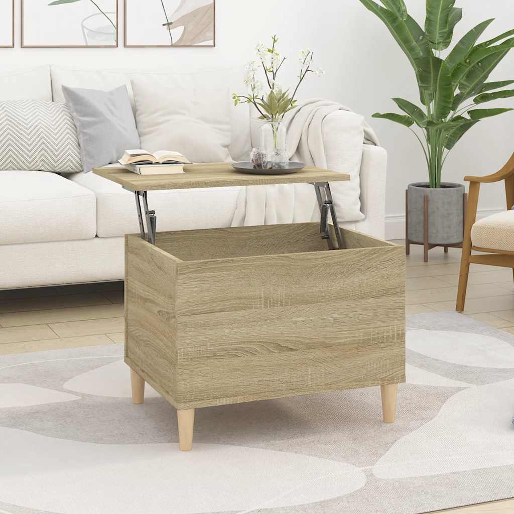 Τραπεζάκι Σαλονιού Sonoma Δρυς 60x44,5x45εκ. Επεξεργασμένο Ξύλο