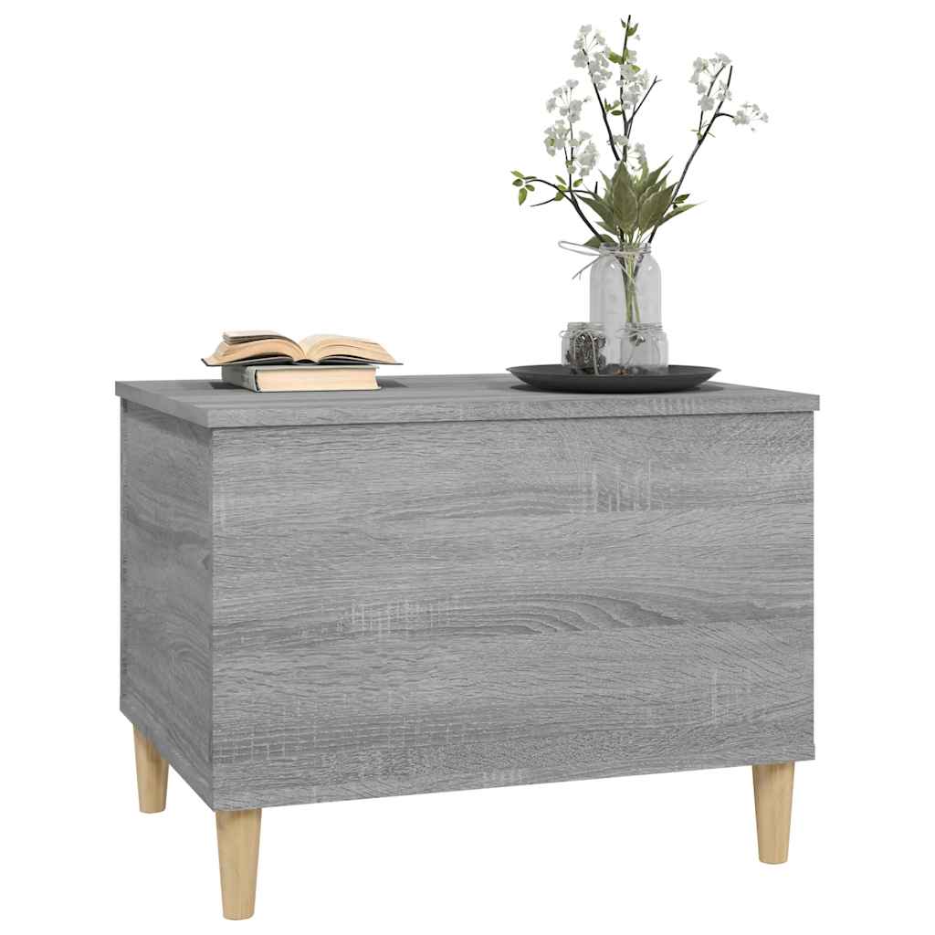 Τραπεζάκι Σαλονιού Γκρι Sonoma 60x44,5x45εκ. Επεξεργασμένο Ξύλο