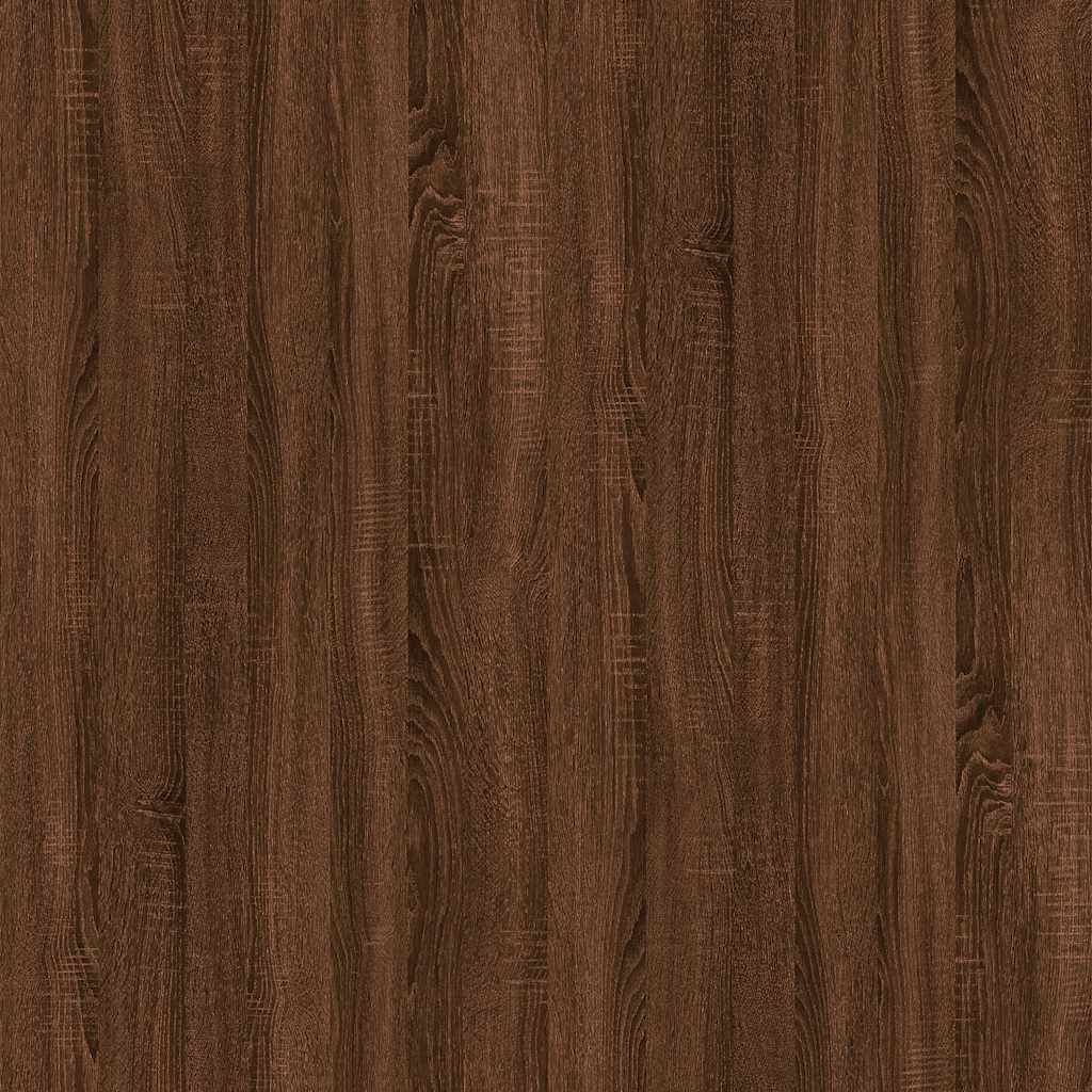 Τραπεζάκι Σαλονιού Καφέ Δρυς 60x44,5x45 εκ. Επεξεργασμένο Ξύλο - Pakobazaar