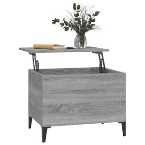 Τραπεζάκι Σαλονιού Γκρι Sonoma 60x44,5x45εκ. Επεξεργασμένο Ξύλο