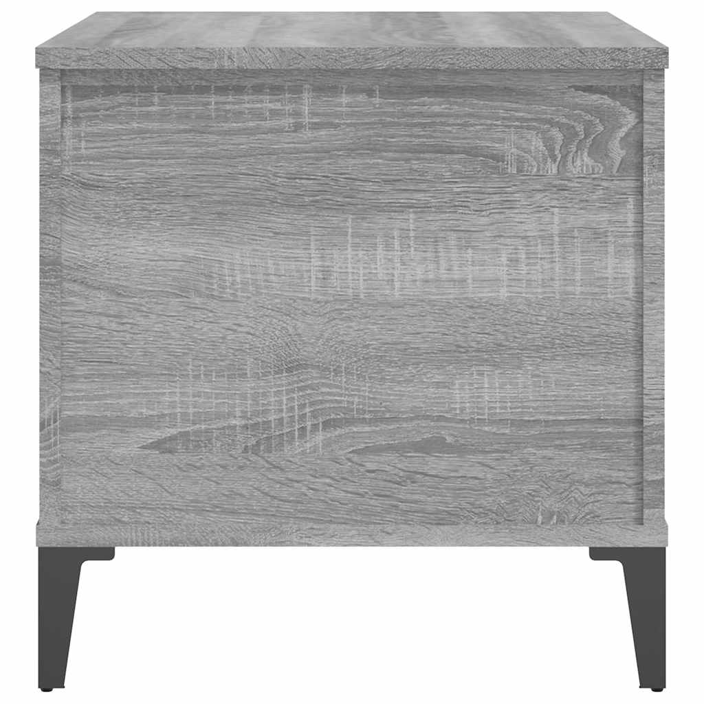 Τραπεζάκι Σαλονιού Γκρι Sonoma 60x44,5x45εκ. Επεξεργασμένο Ξύλο