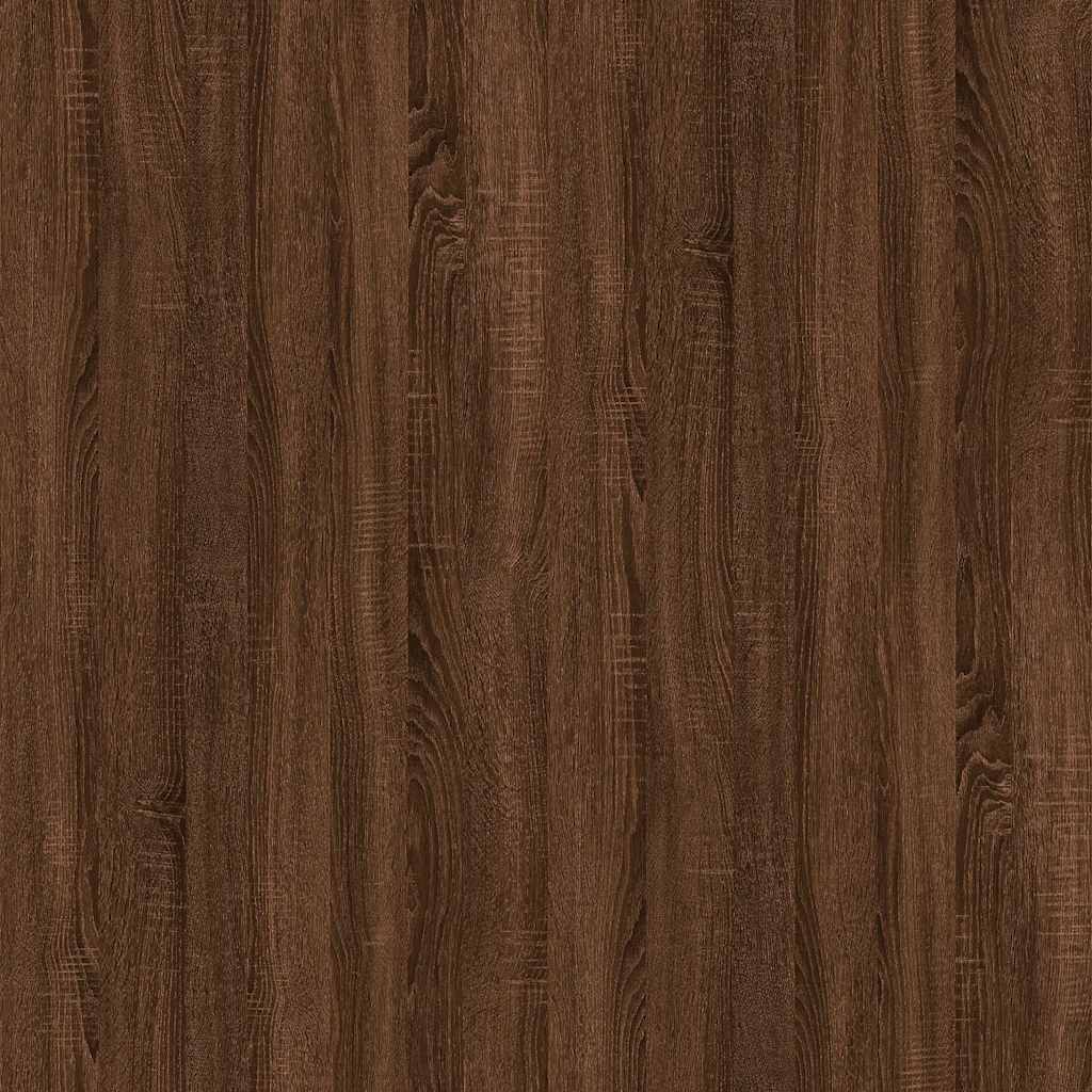 Τραπεζάκι Σαλονιού Καφέ Δρυς 60x44,5x45 εκ. Επεξεργασμένο Ξύλο