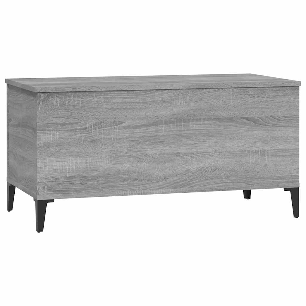 Τραπεζάκι Σαλονιού Γκρι Sonoma 90x44,5x45 εκ.Επεξεργασμένο Ξύλο