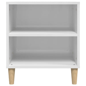 Έπιπλο Τηλεόρασης Γυαλ. Λευκό 102x44,5x50 εκ.Επεξεργασμένο Ξύλο