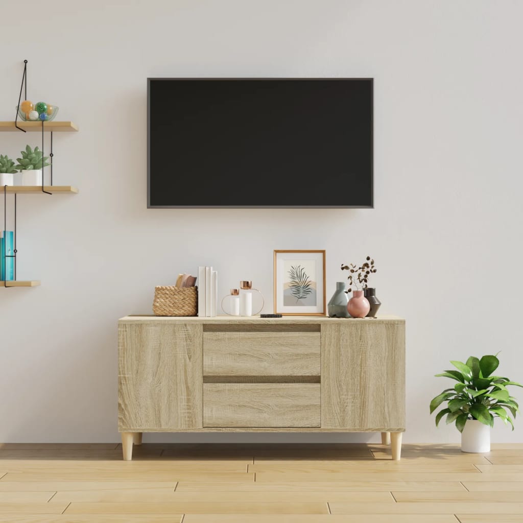Έπιπλο Τηλεόρασης Sonoma Δρυς 102x44,5x50 εκ. Επεξ. Ξύλο