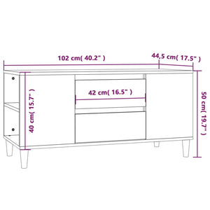 Έπιπλο Τηλεόρασης Sonoma Δρυς 102x44,5x50 εκ. Επεξ. Ξύλο