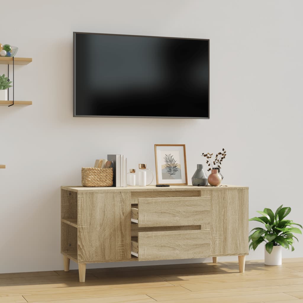 Έπιπλο Τηλεόρασης Sonoma Δρυς 102x44,5x50 εκ. Επεξ. Ξύλο