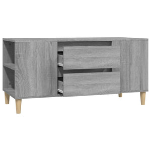Έπιπλο Τηλεόρασης Γκρι Sonoma 102x44,5x50εκ. Επεξεργασμένο Ξύλο