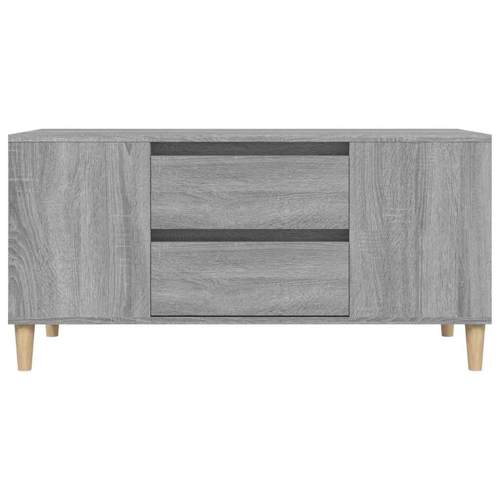 Έπιπλο Τηλεόρασης Γκρι Sonoma 102x44,5x50εκ. Επεξεργασμένο Ξύλο