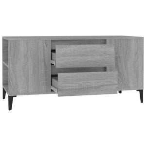 Έπιπλο Τηλεόρασης Γκρι Sonoma 102x44,5x50 εκ. από Επεξεργ. Ξύλο