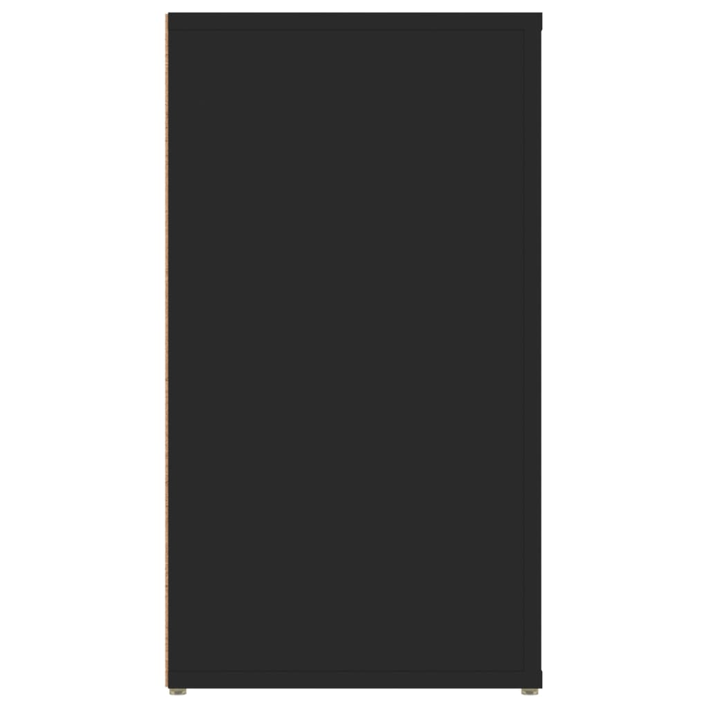 Ντουλάπι Μαύρο 100x33x59,5 εκ. από Επεξεργασμένο Ξύλο