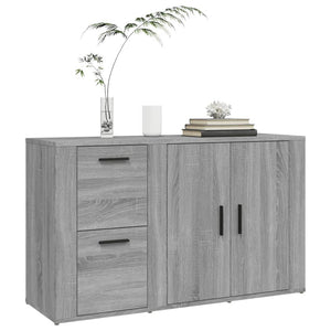 Ντουλάπι Γκρι Sonoma 100x33x59,5 εκ. από Επεξεργασμένο Ξύλο