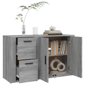 Ντουλάπι Γκρι Sonoma 100x33x59,5 εκ. από Επεξεργασμένο Ξύλο