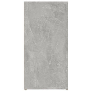 Ντουλάπι Γκρι Σκυροδέματος 100x30x59,5 εκ. Επεξεργασμένο Ξύλο