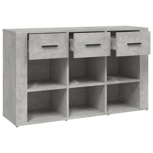 Ντουλάπι Γκρι Σκυροδέματος 100x30x59,5 εκ. Επεξεργασμένο Ξύλο