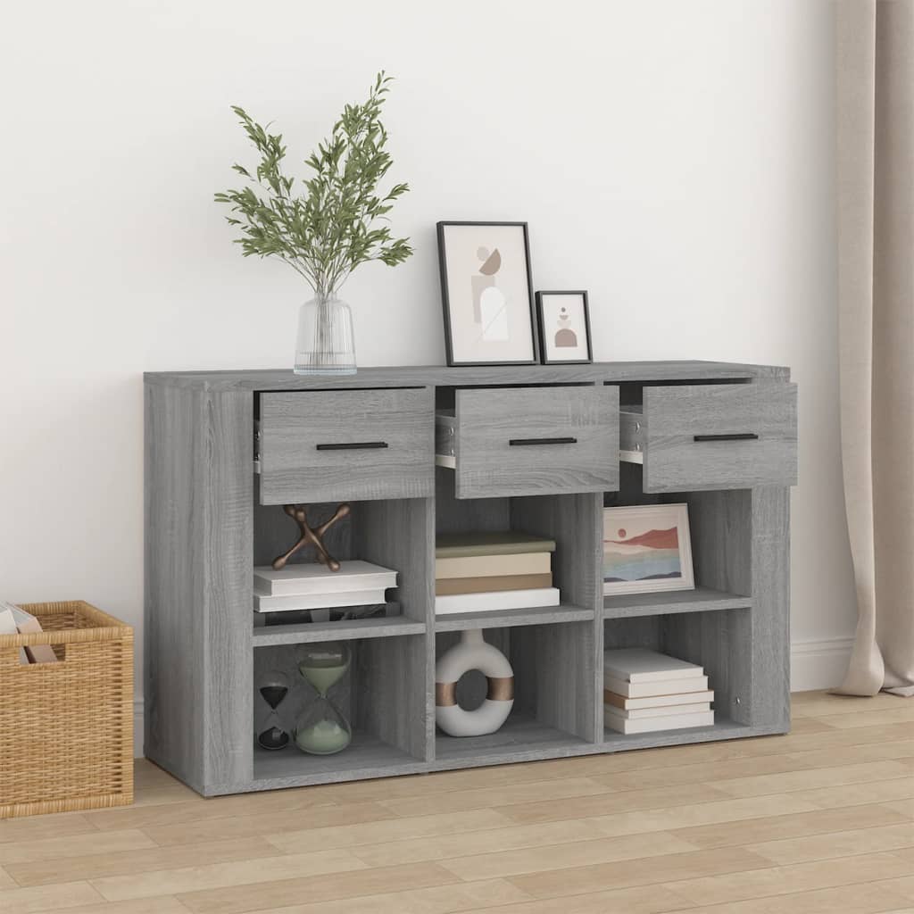 Ντουλάπι Γκρι Sonoma 100x30x59,5 εκ. από Επεξεργασμένο Ξύλο - Pakobazaar