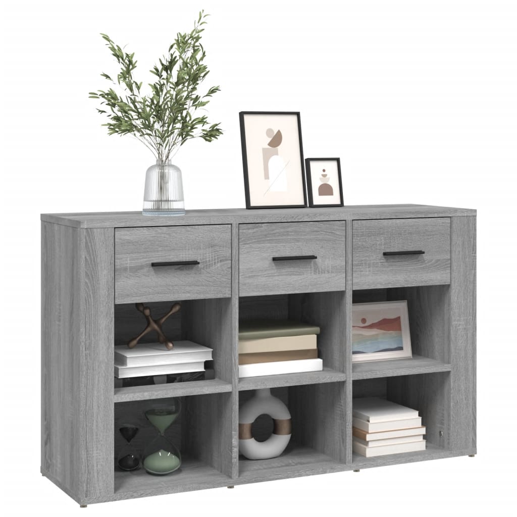 Ντουλάπι Γκρι Sonoma 100x30x59,5 εκ. από Επεξεργασμένο Ξύλο - Pakobazaar