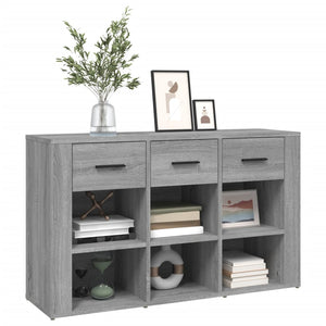 Ντουλάπι Γκρι Sonoma 100x30x59,5 εκ. από Επεξεργασμένο Ξύλο - Pakobazaar