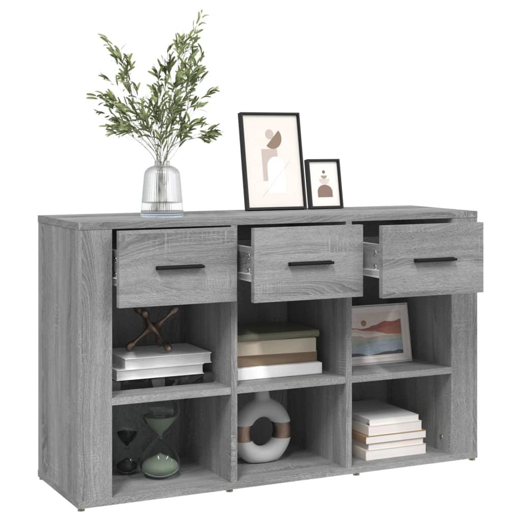 Ντουλάπι Γκρι Sonoma 100x30x59,5 εκ. από Επεξεργασμένο Ξύλο - Pakobazaar