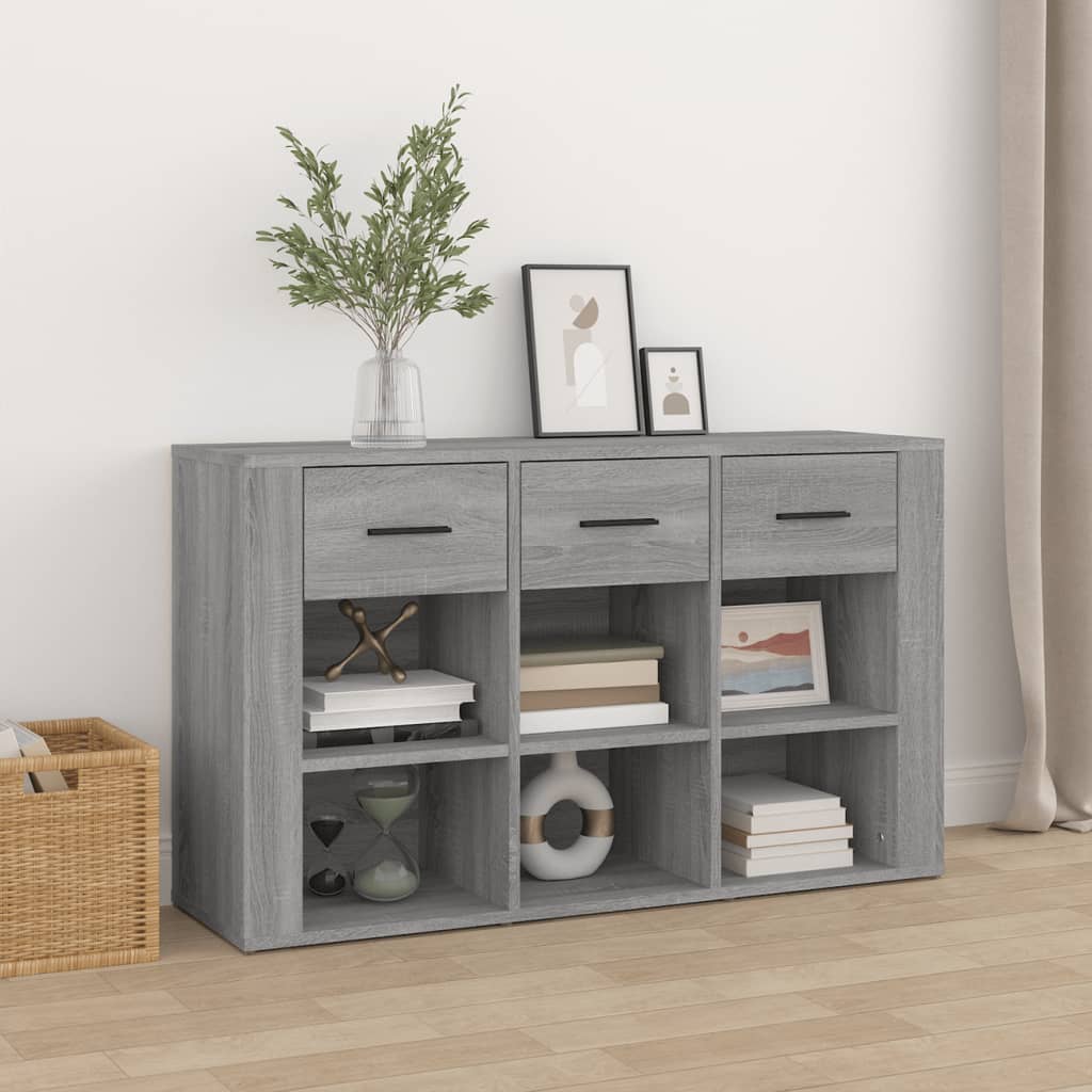 Ντουλάπι Γκρι Sonoma 100x30x59,5 εκ. από Επεξεργασμένο Ξύλο - Pakobazaar