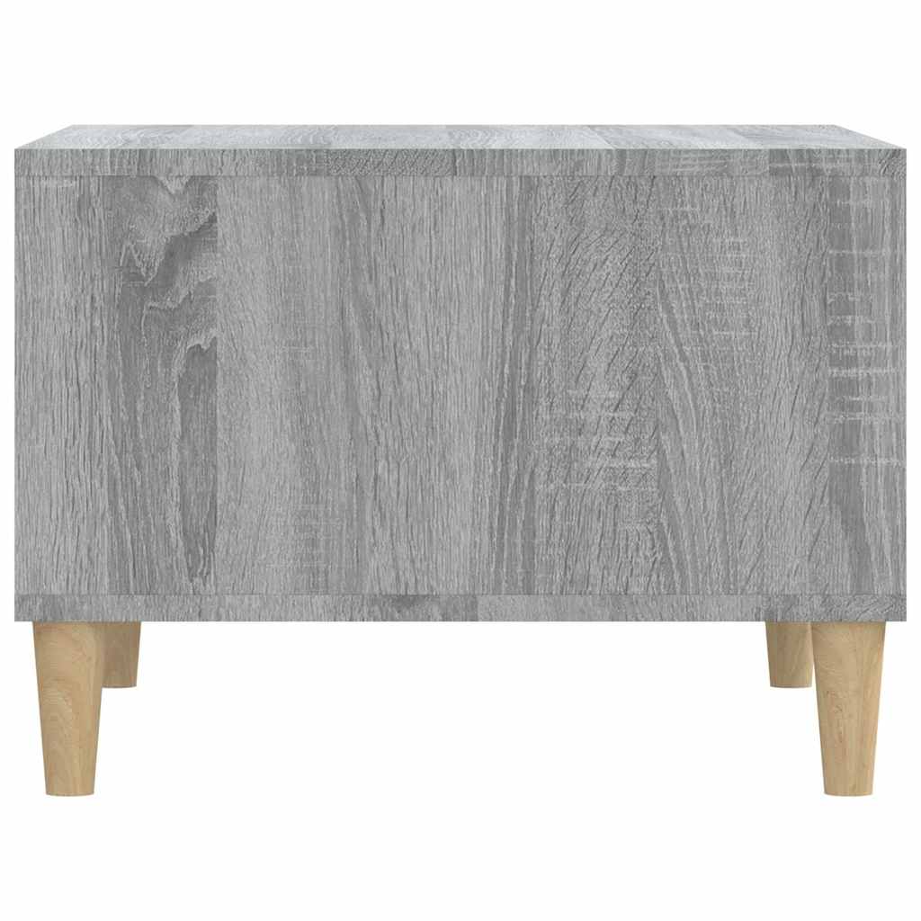 Τραπεζάκι Σαλονιού Γκρι Sonoma 60x50x36,5εκ. Επεξεργασμένο Ξύλο