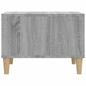 Τραπεζάκι Σαλονιού Γκρι Sonoma 60x50x36,5εκ. Επεξεργασμένο Ξύλο