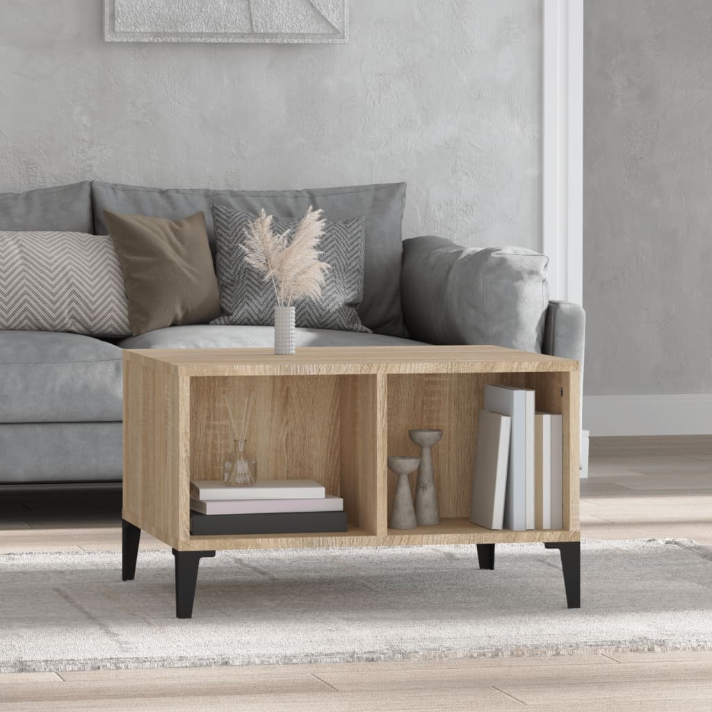 Τραπεζάκι Σαλονιού Sonoma Δρυς 60x50x36,5εκ. Επεξεργασμένο Ξύλο