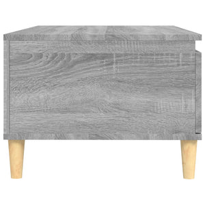 Τραπεζάκι Σαλονιού Γκρι Sonoma 90x50x36,5εκ. Επεξεργασμένο Ξύλο