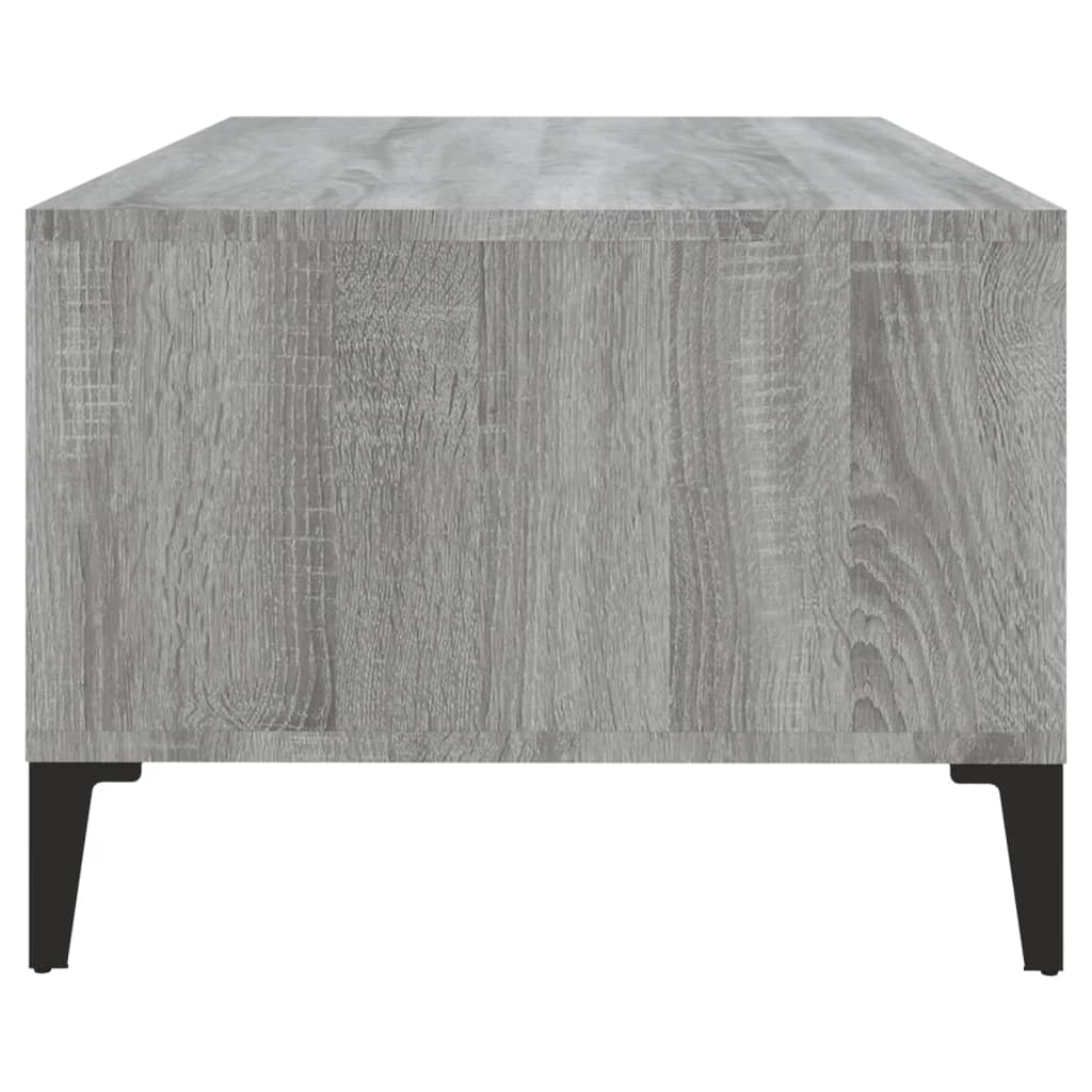 Τραπεζάκι Σαλονιού Γκρι Sonoma 90x50x36,5εκ. Επεξεργασμένο Ξύλο