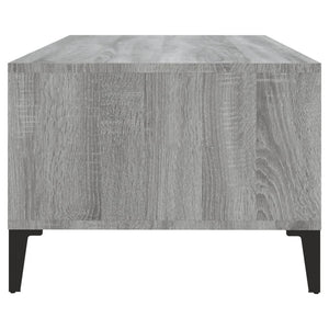 Τραπεζάκι Σαλονιού Γκρι Sonoma 90x50x36,5εκ. Επεξεργασμένο Ξύλο