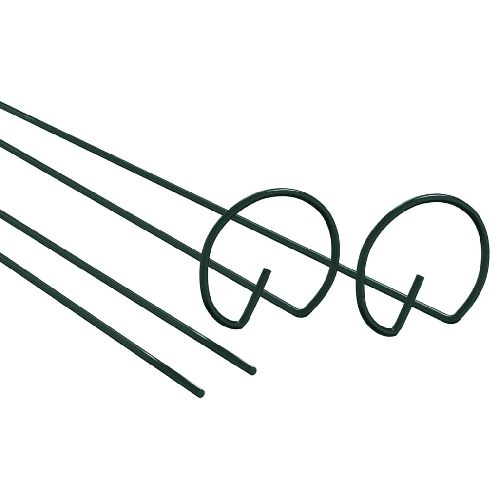 Πάσσαλοι Φυτών Κήπου 20 τεμ. Σκ. Πράσινοι 61 εκ. από Ατσάλι